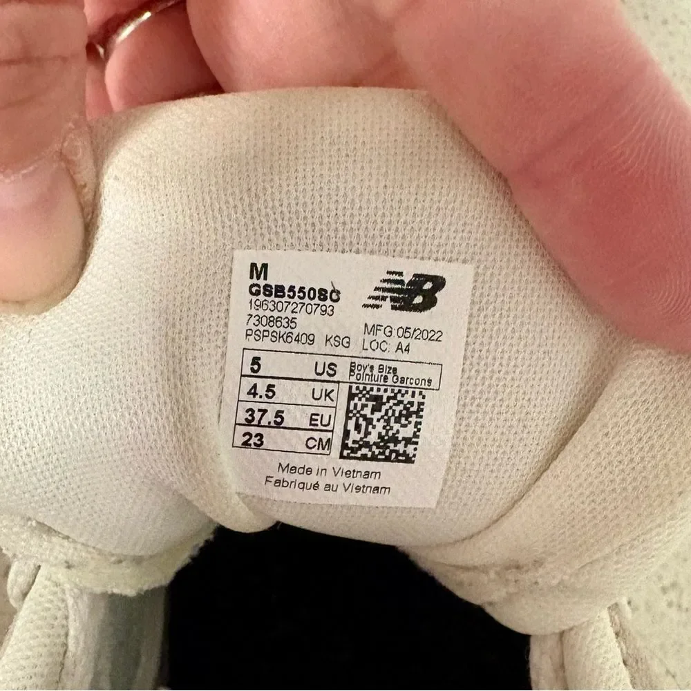 New Balance 550 Sea Salt Yellow I1
